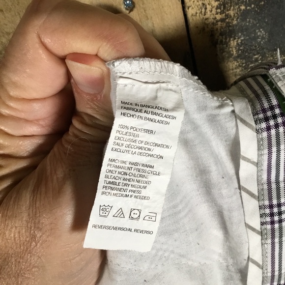 Izod plaid golf shorts men’s waist size 38 - Picture 5 of 5